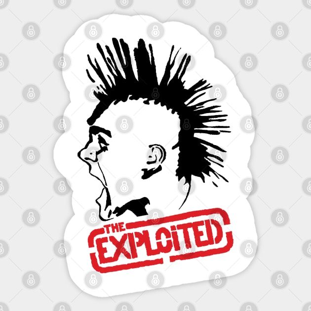 The Exp Mohawk Sticker by rezolivarez